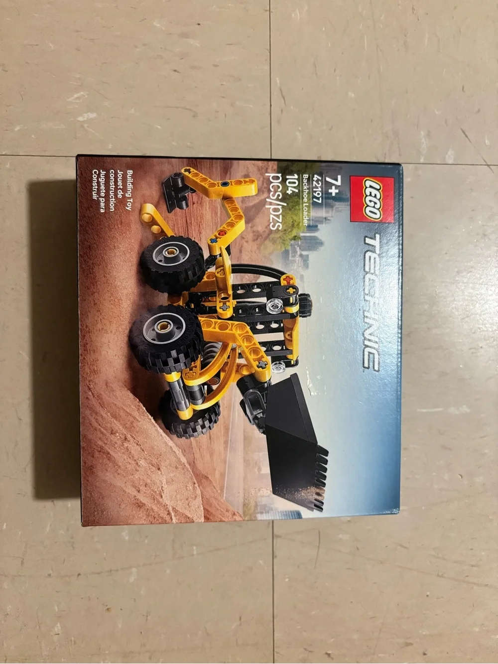 LEGO Technic Yellow and Black Front Loader Construction Set